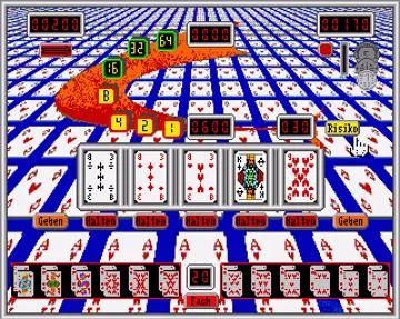 Amiga Poker screen shot game playing